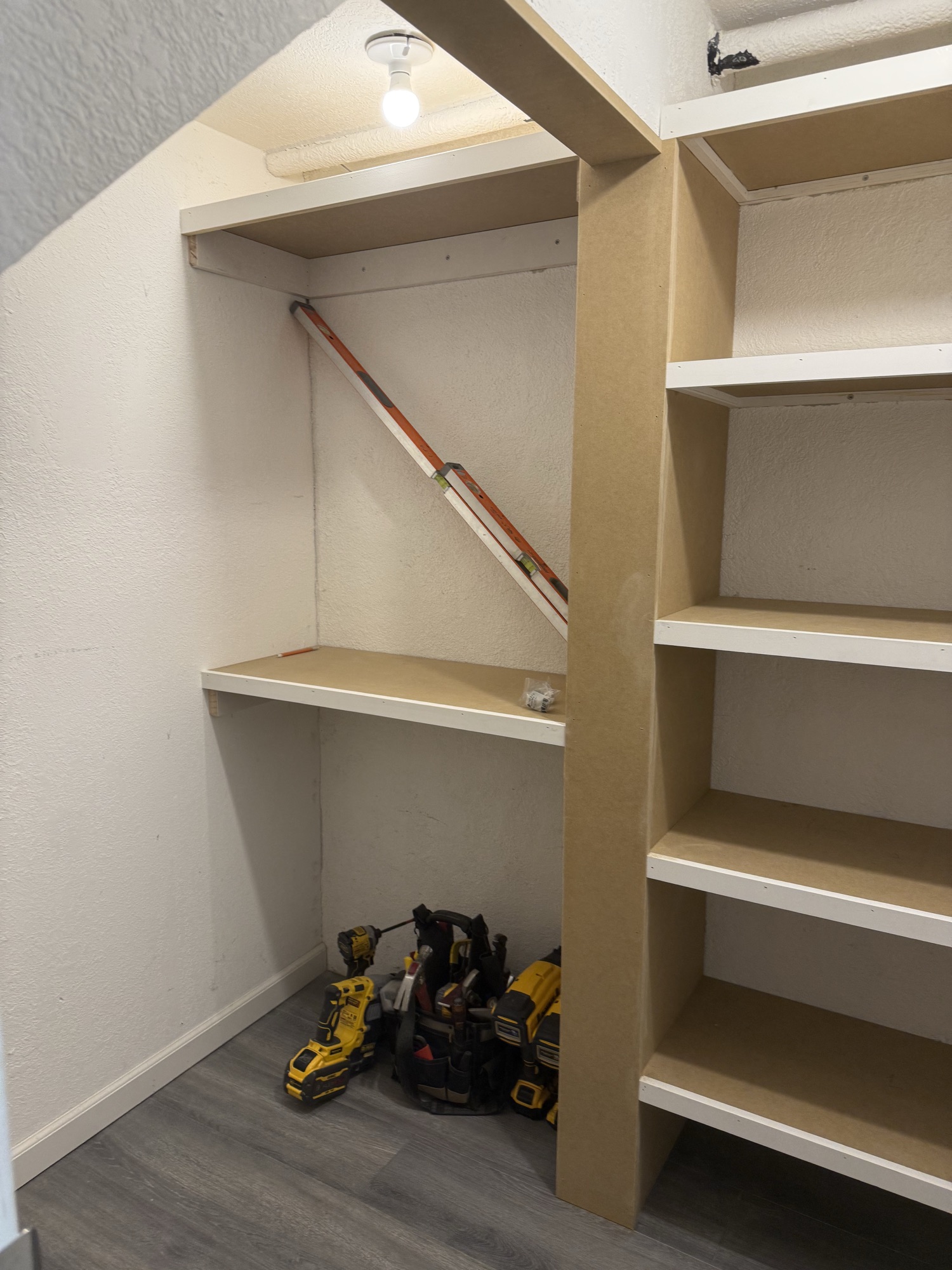 Under-stair custom storage