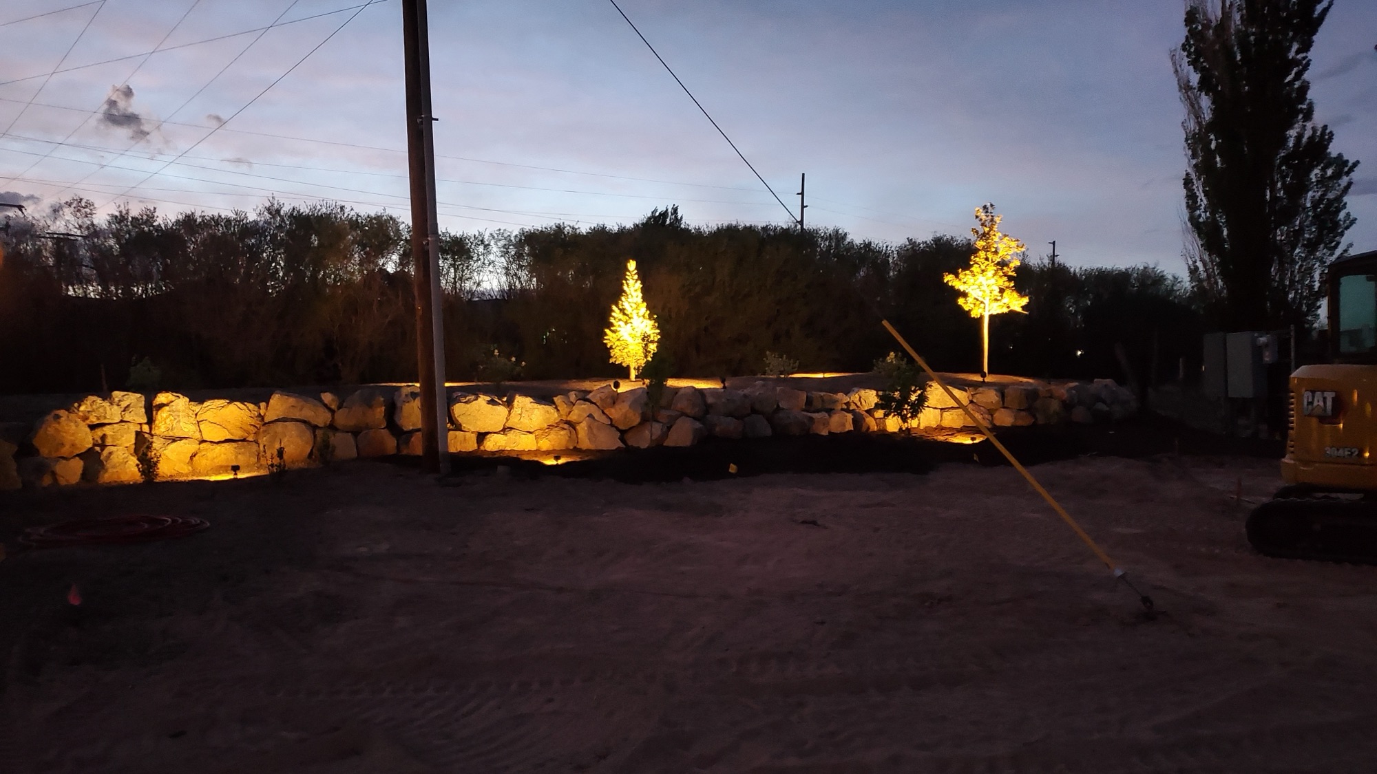 Sustainable hardscaping project