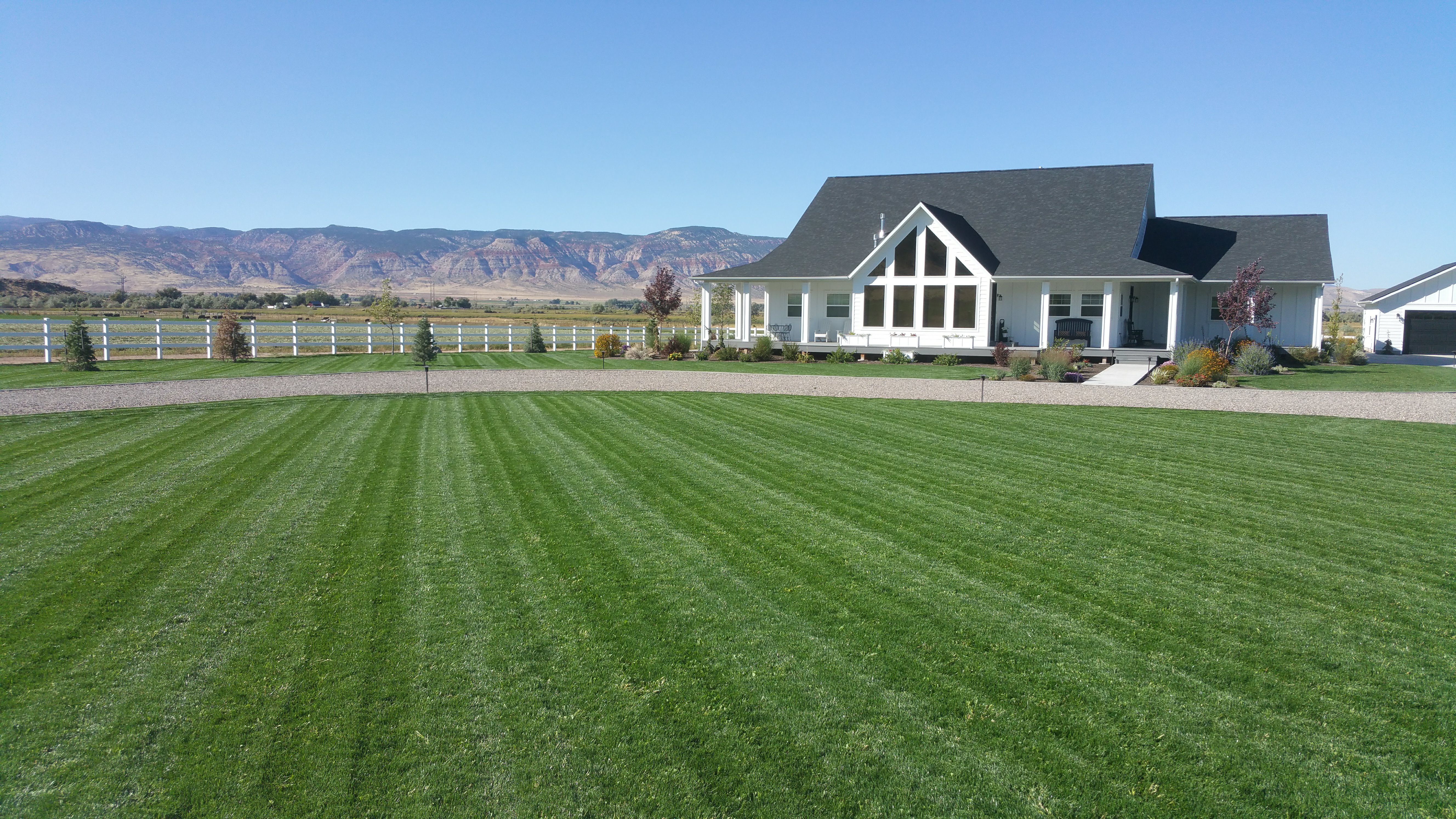 Lush Kentucky Blue Grass lawn installation in Richfield