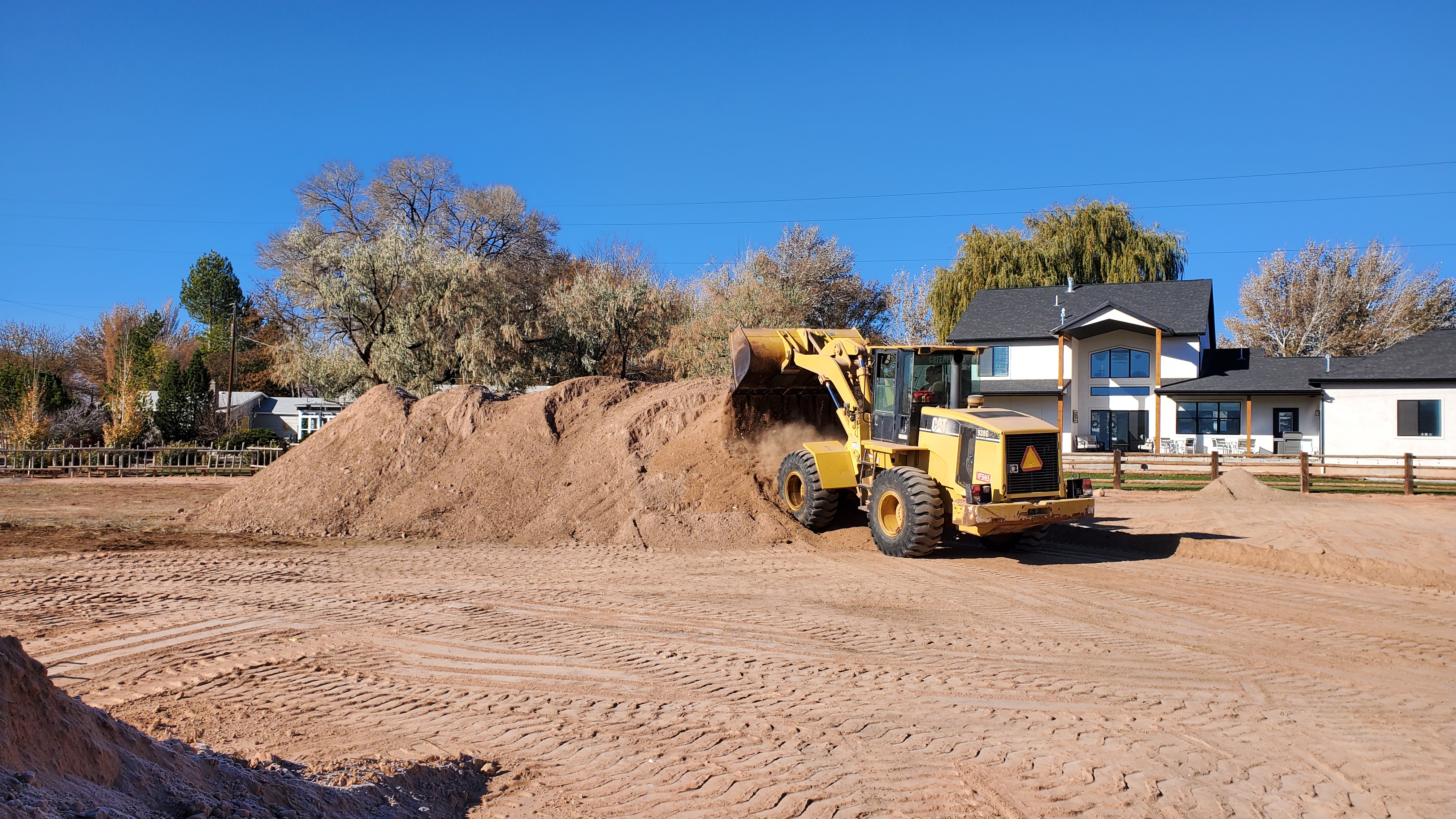 Organic mulching and soil preparation